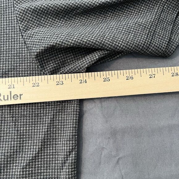 Travis Mathew Polo Shirt Mens XL Golf Check Gingham Print Pattern Fall Nerd - Picture 6 of 7